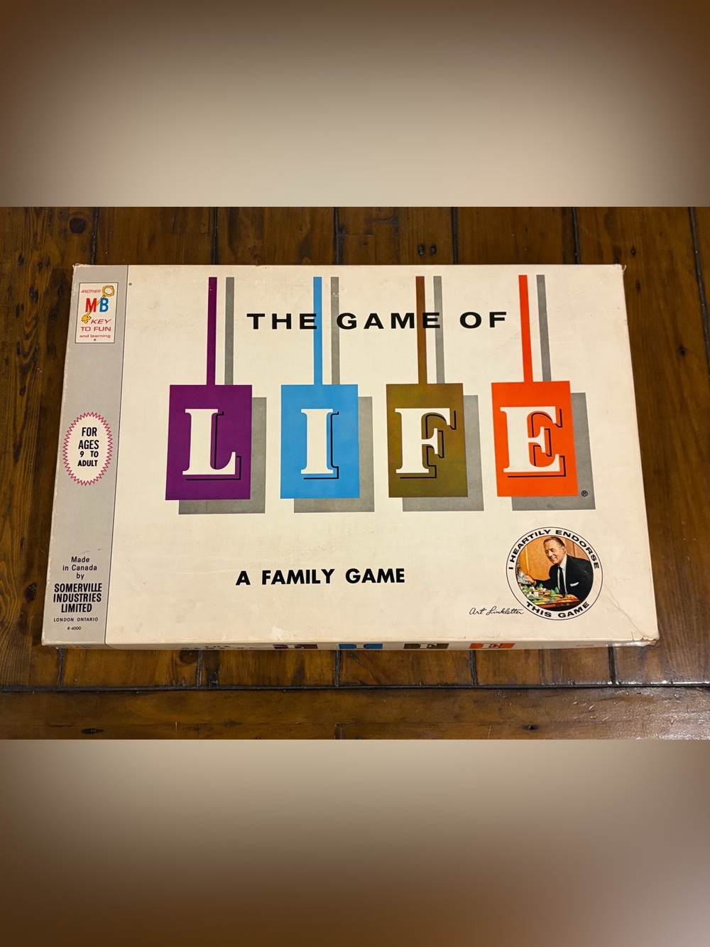Vintage 1960 The Game of Life Board Game Canadian Somerville Milton Bradley